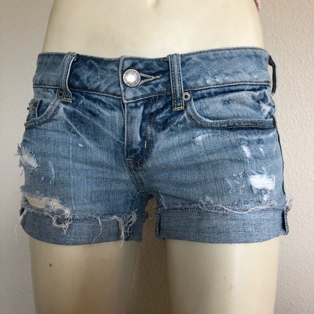 Light was distressed American Eagle Jeans